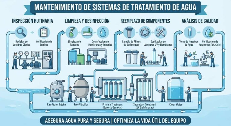 Mantenimiento de sistemas de tratamiento de agua