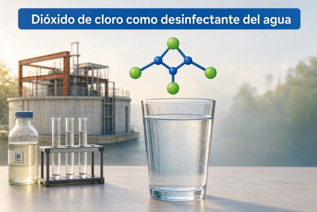 Dióxido de cloro como desinfectante del agua